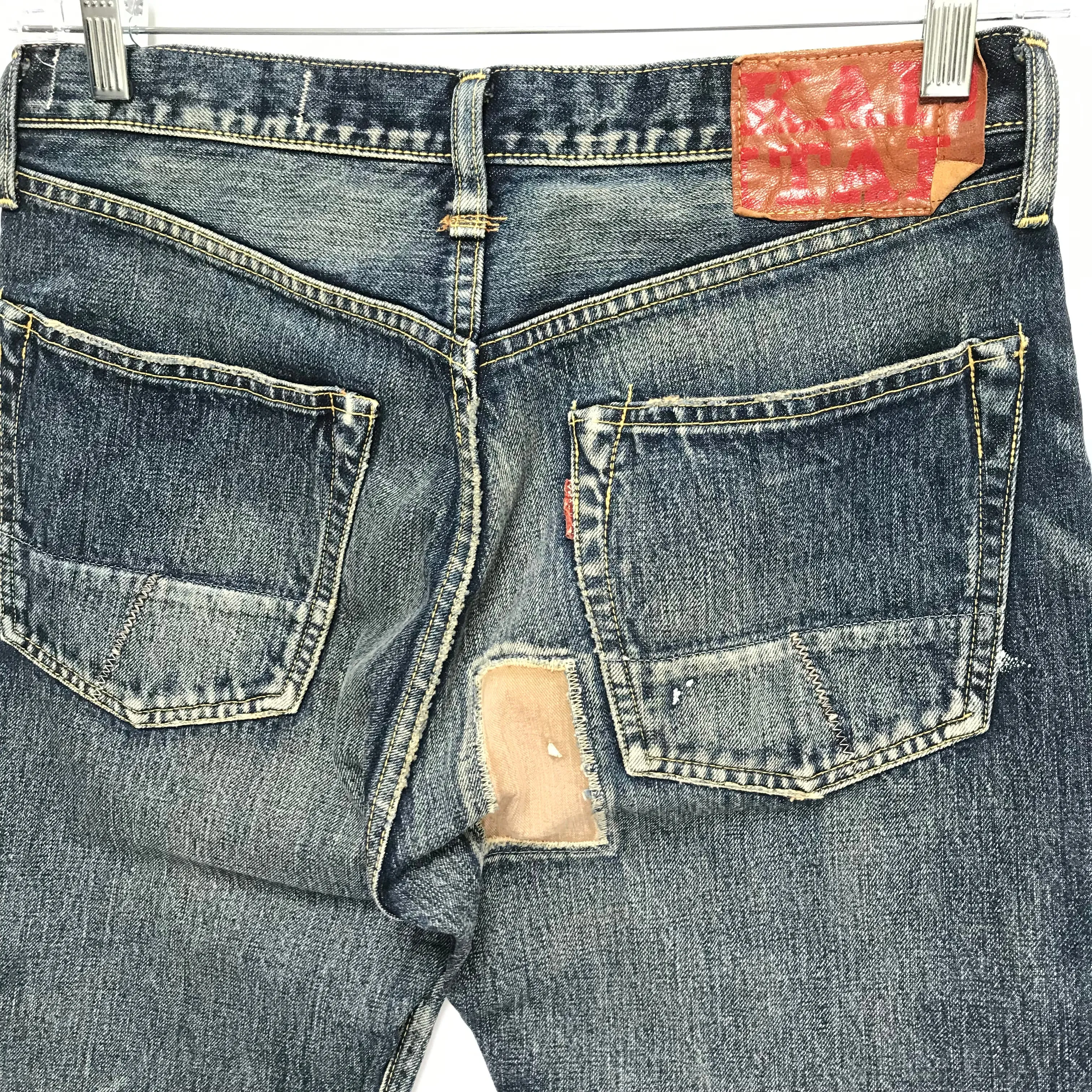 [32] Kapital Kountry Okayama Selvedge Boro Denim Jeans Indigo