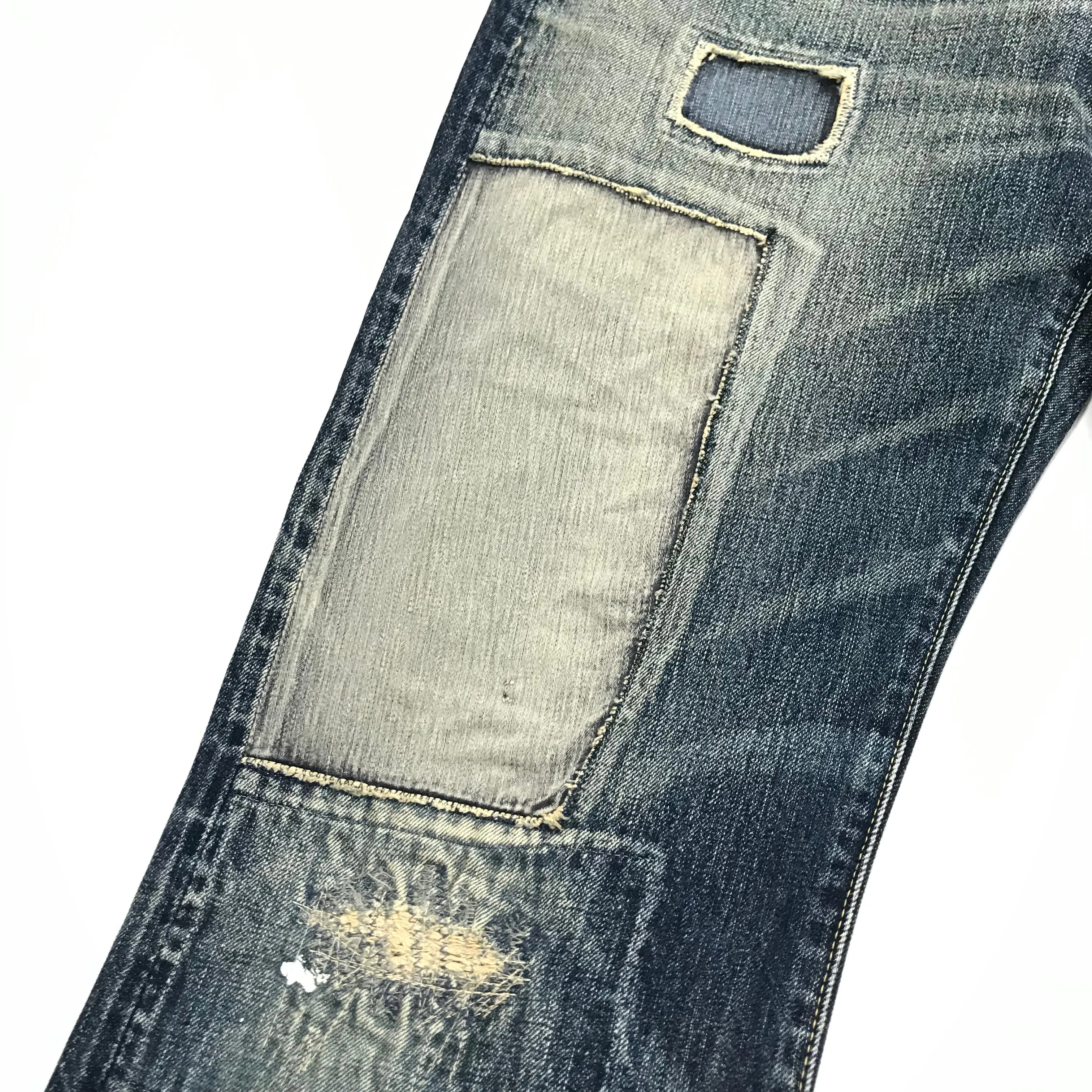 [32] Kapital Kountry Okayama Selvedge Boro Denim Jeans Indigo