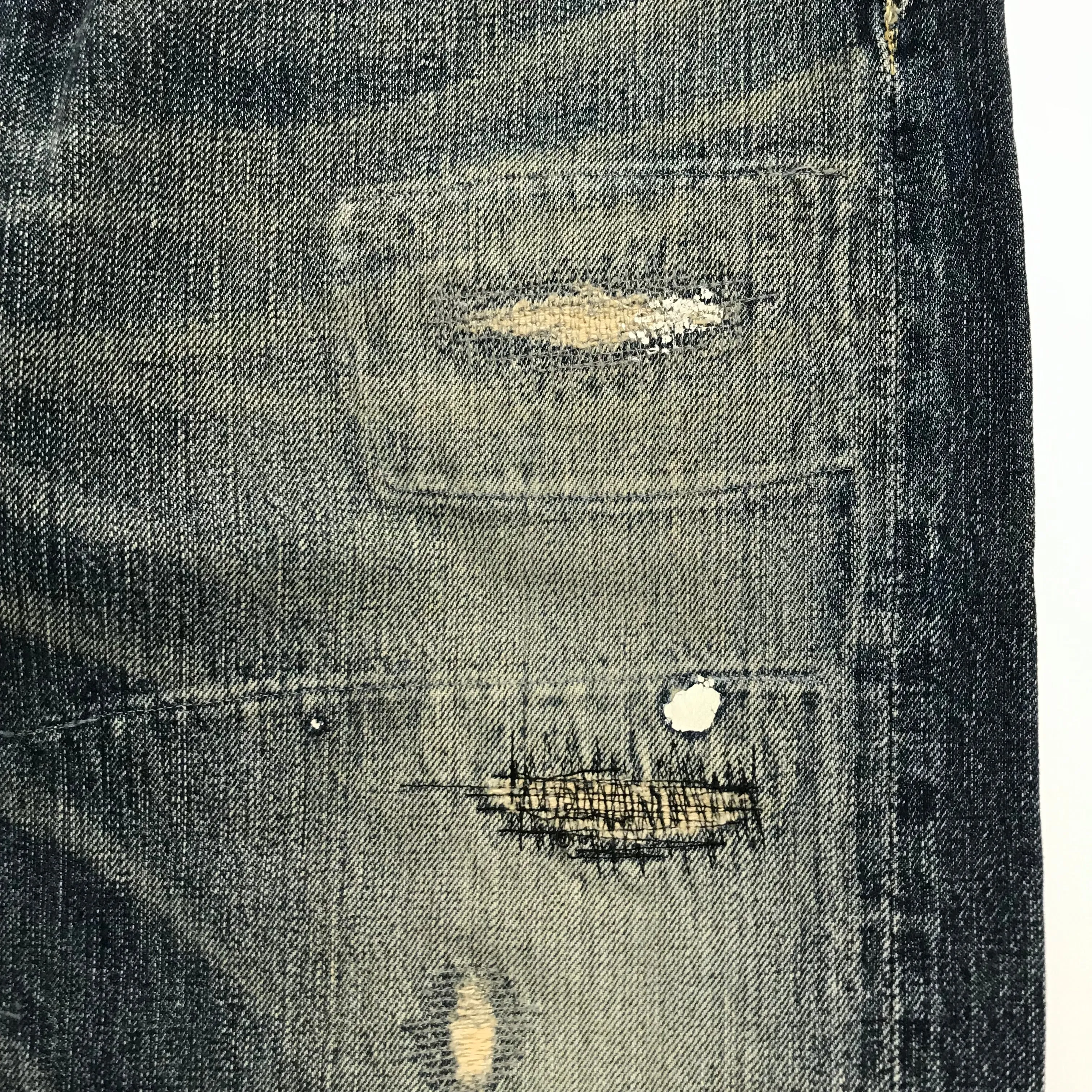 [32] Kapital Kountry Okayama Selvedge Boro Denim Jeans Indigo