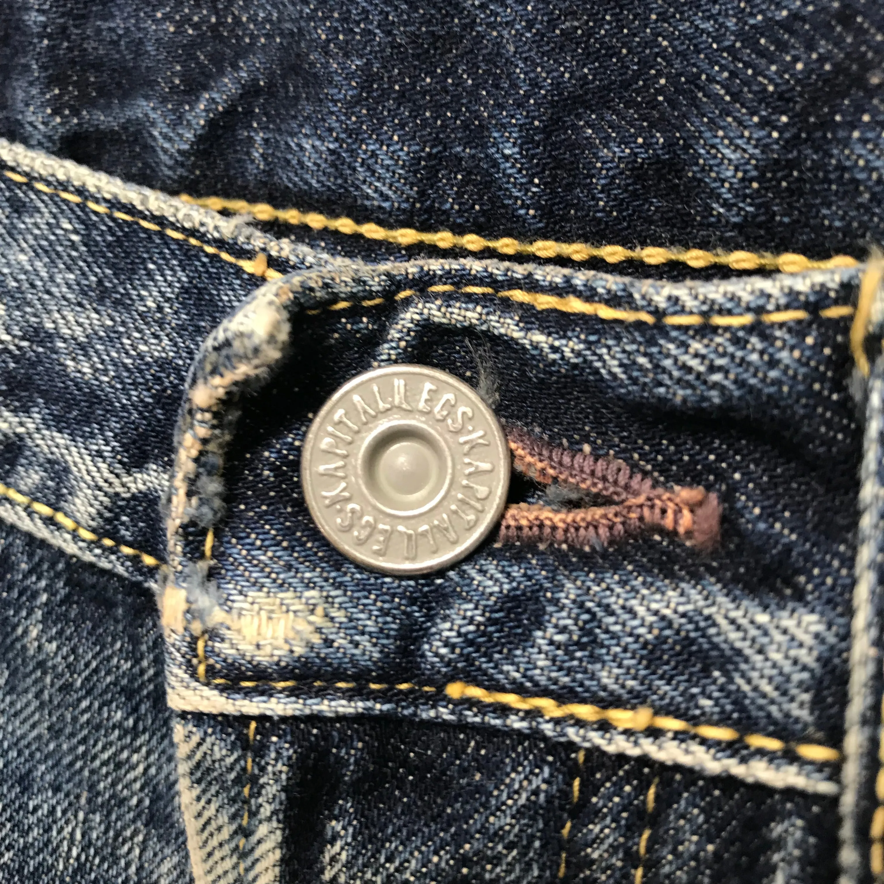 [32] Kapital Kountry Okayama Selvedge Boro Denim Jeans Indigo