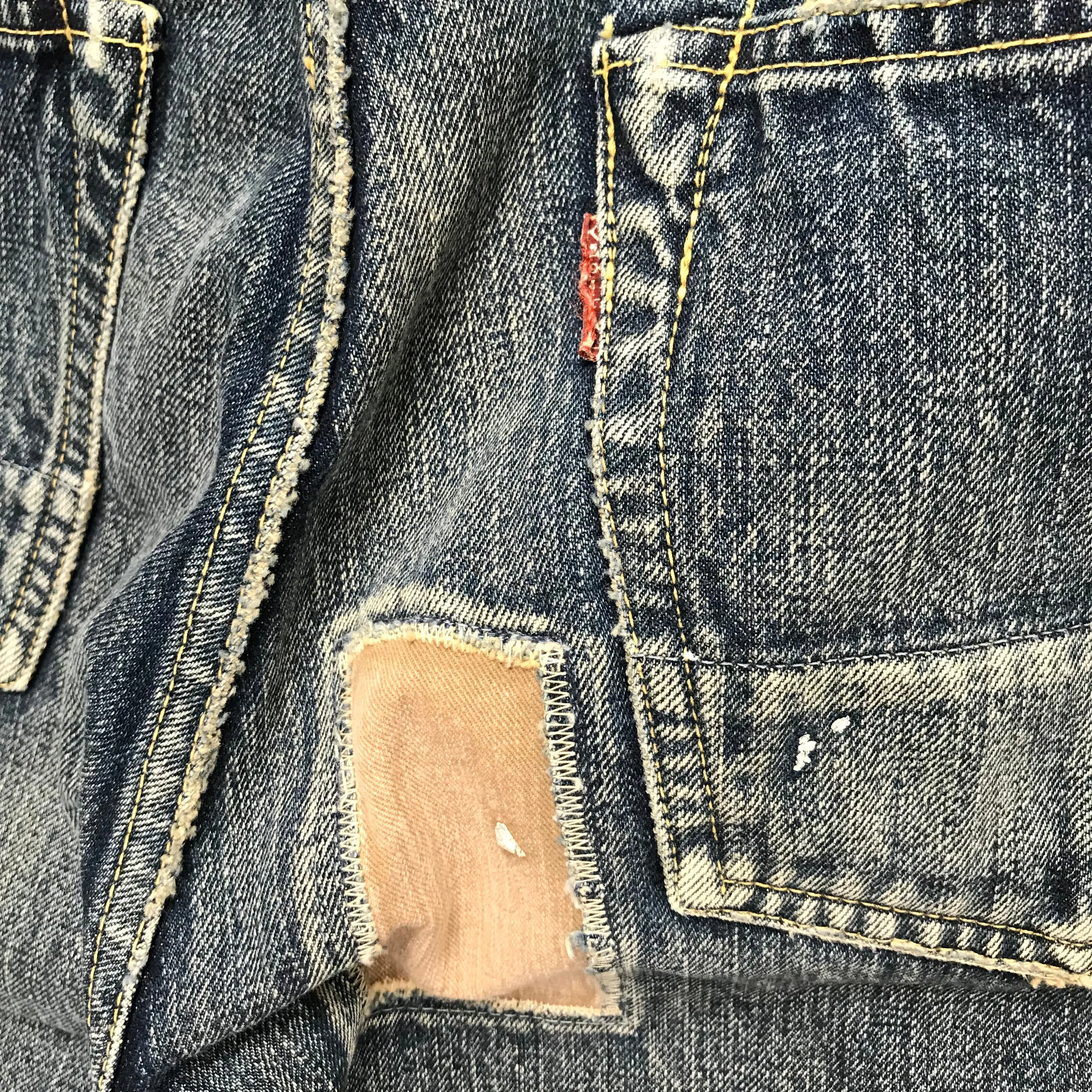 [32] Kapital Kountry Okayama Selvedge Boro Denim Jeans Indigo