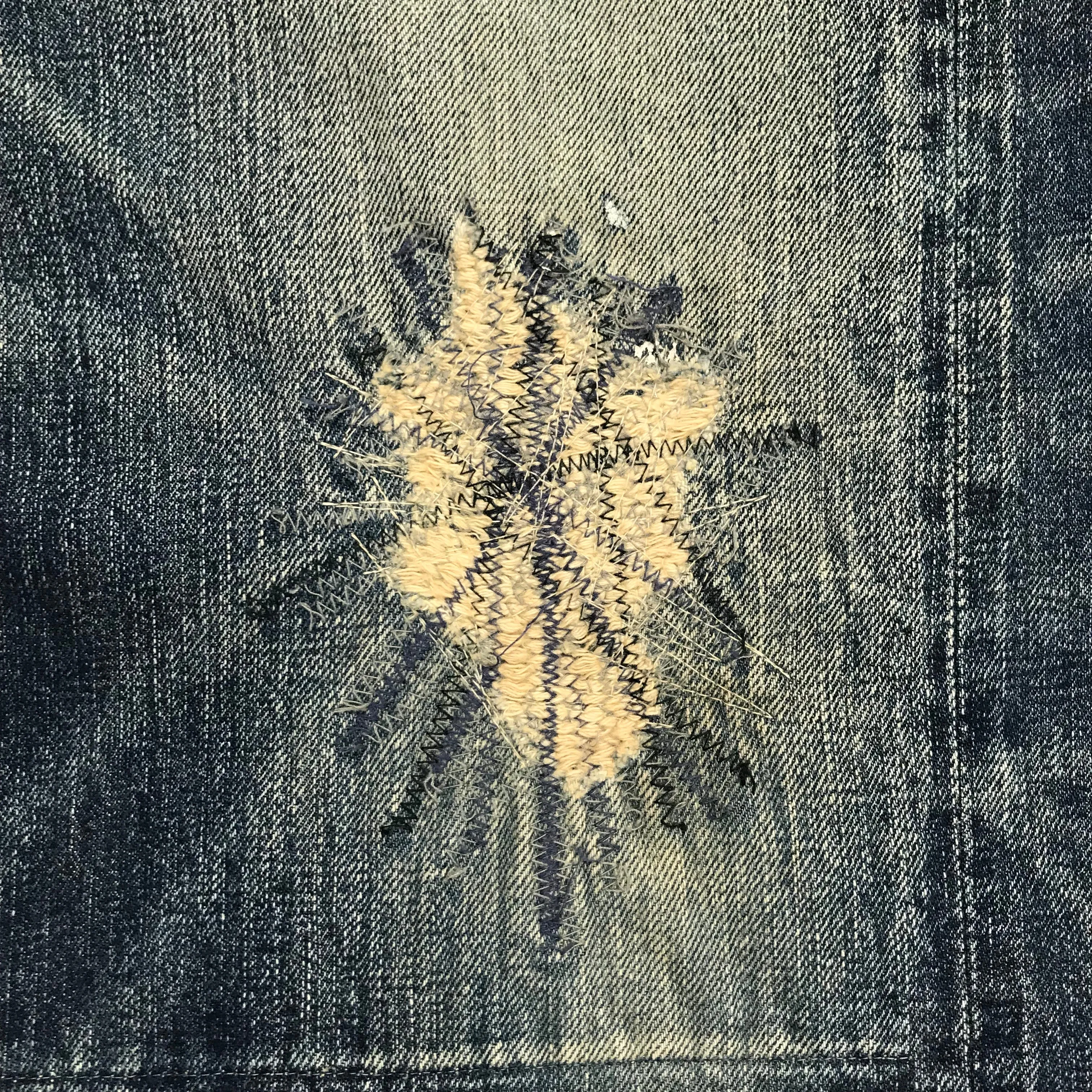 [32] Kapital Kountry Okayama Selvedge Boro Denim Jeans Indigo