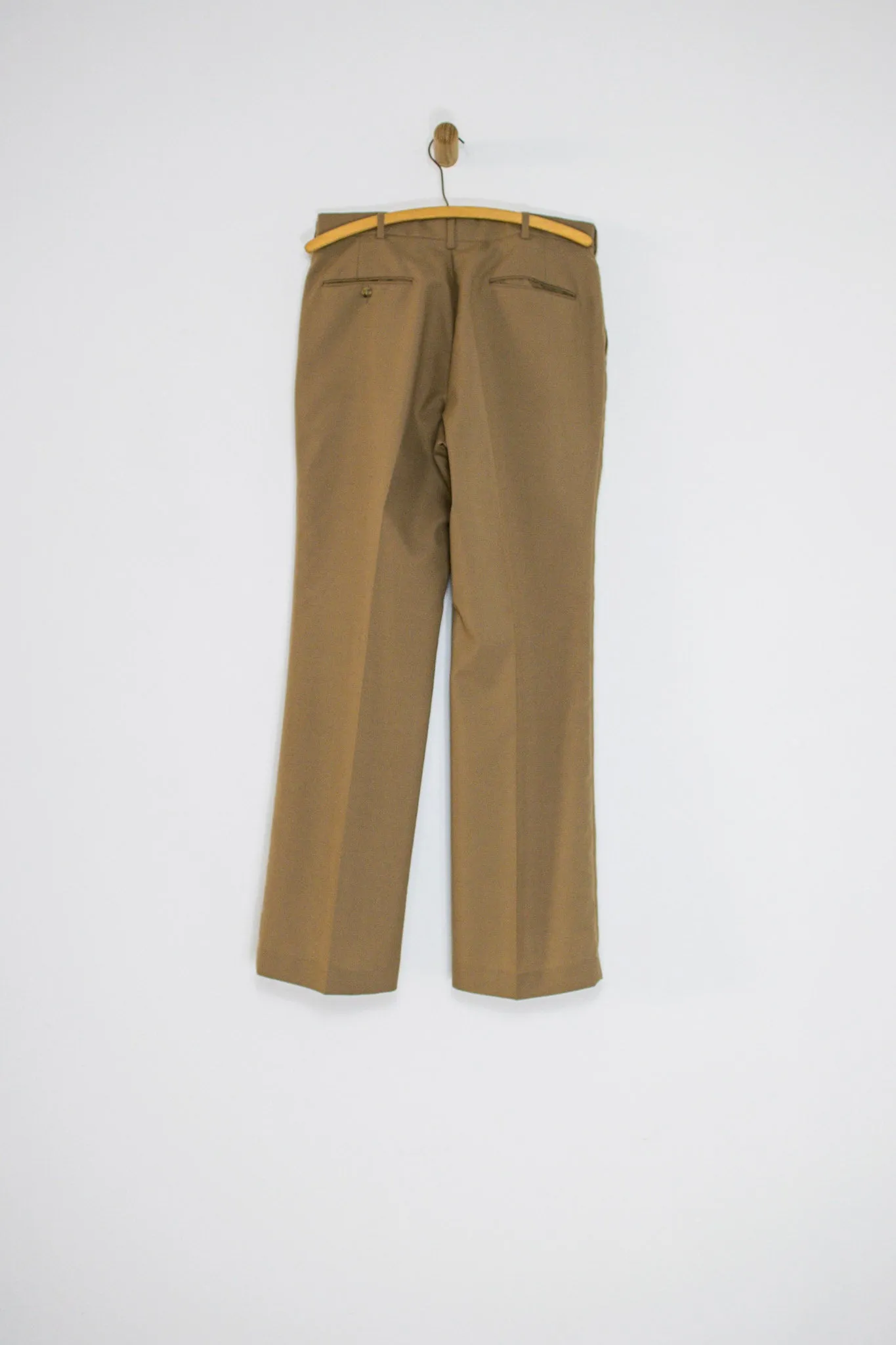 70's BROWN SLACKS / 32