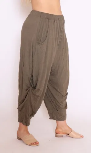 7615 Khaki Pants with ties