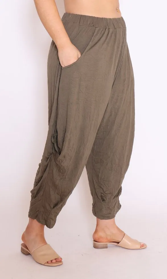 7615 Khaki Pants with ties