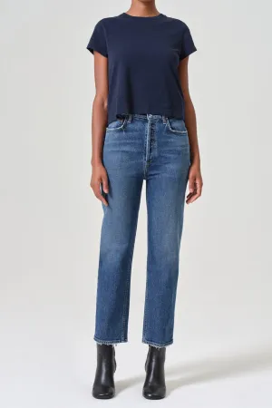 90'S Pinch Waist Crop in Solace