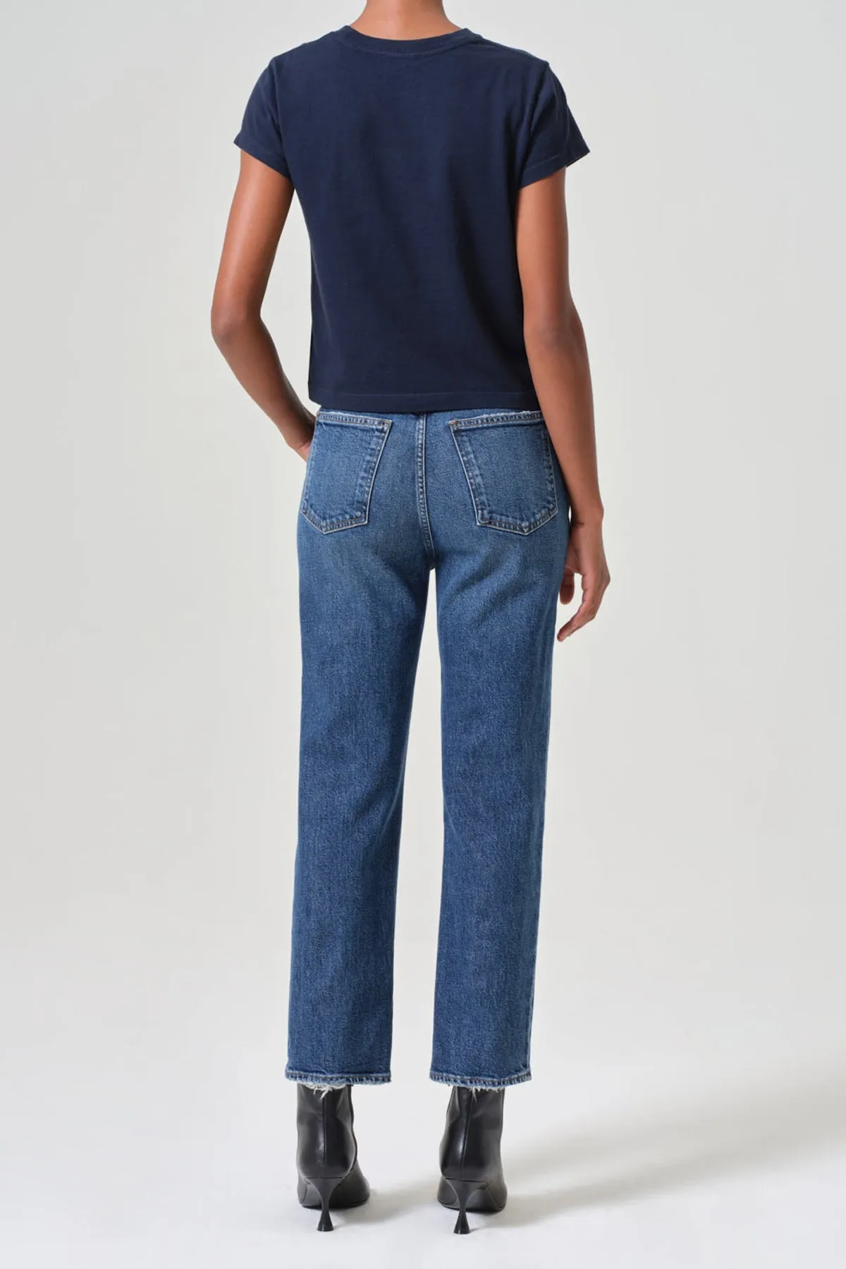 90'S Pinch Waist Crop in Solace