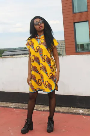 African Dress African Clothing African Shift Dress Festival Dress Ankara Dress
