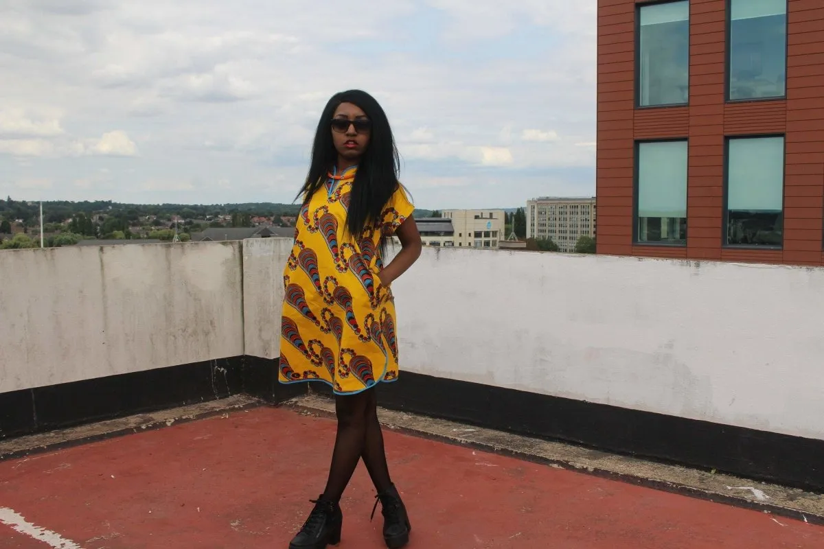 African Dress African Clothing African Shift Dress Festival Dress Ankara Dress