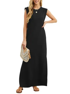 Aldina - wrinkle-free split casual dress