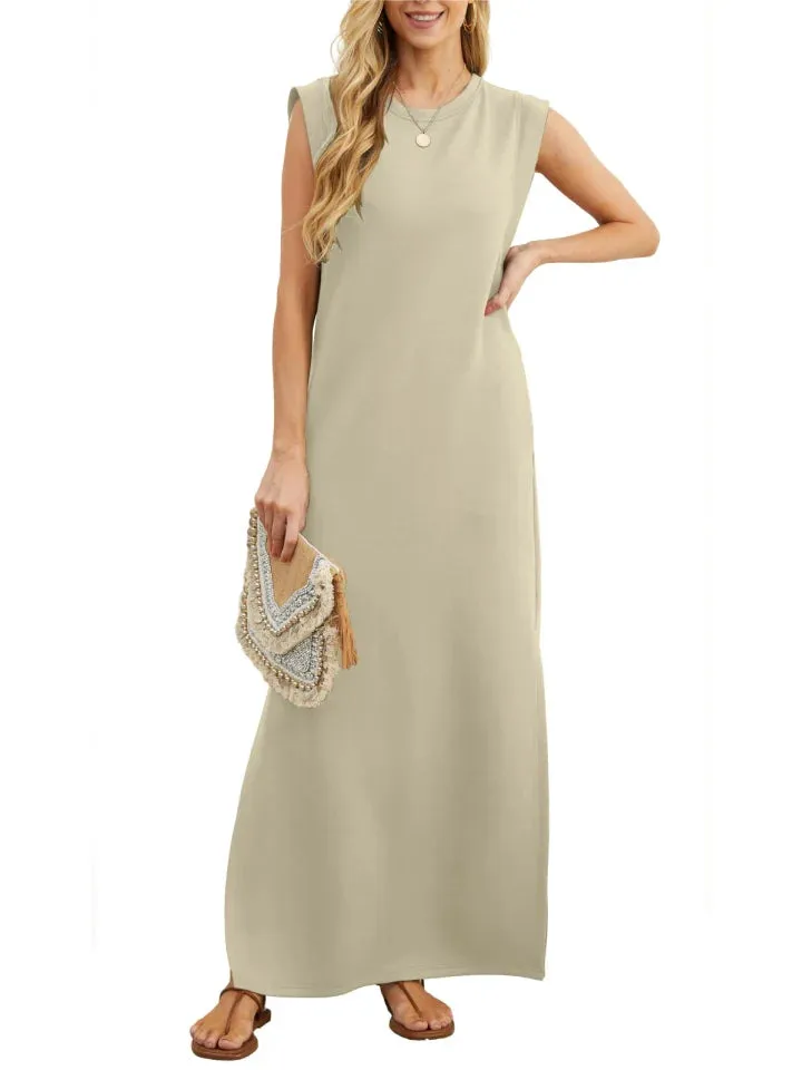 Aldina - wrinkle-free split casual dress