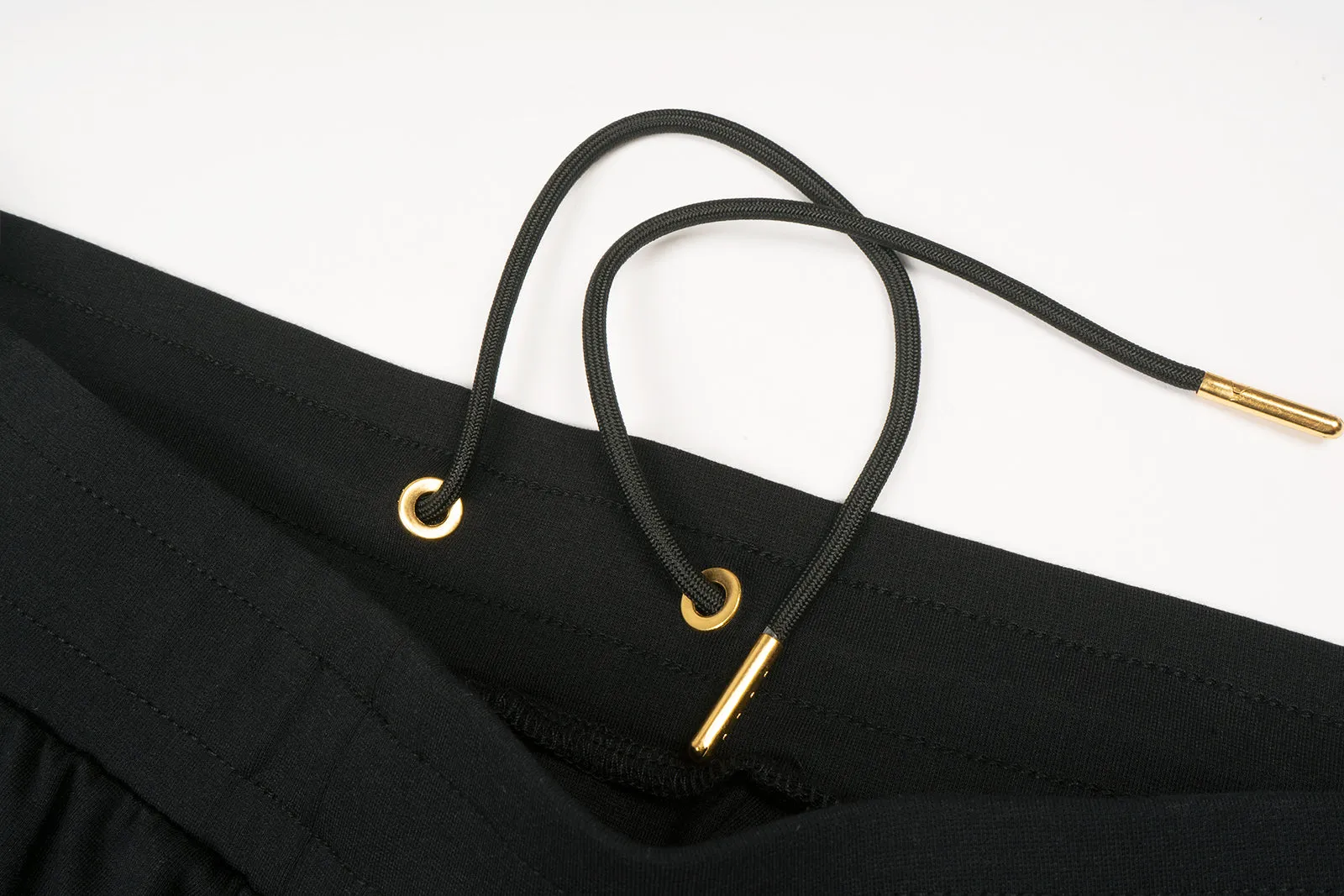 ALPHA STYLE APPLIQUE HARLEY PANTS (BLACK)