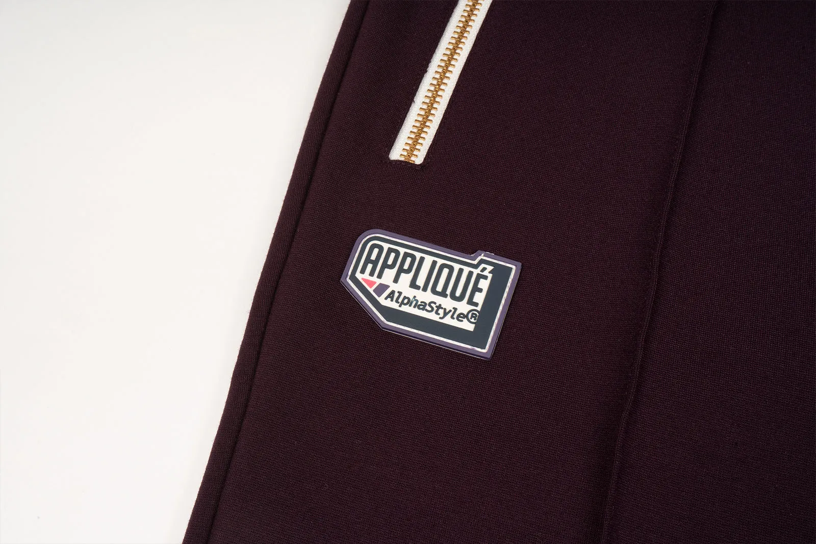 ALPHA STYLE APPLIQUE HARLEY PANTS (PUR)