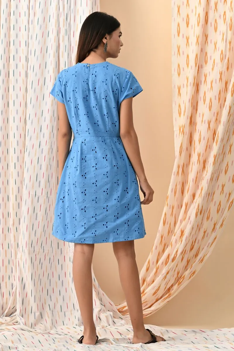 Anna Schiffli Shift Dress