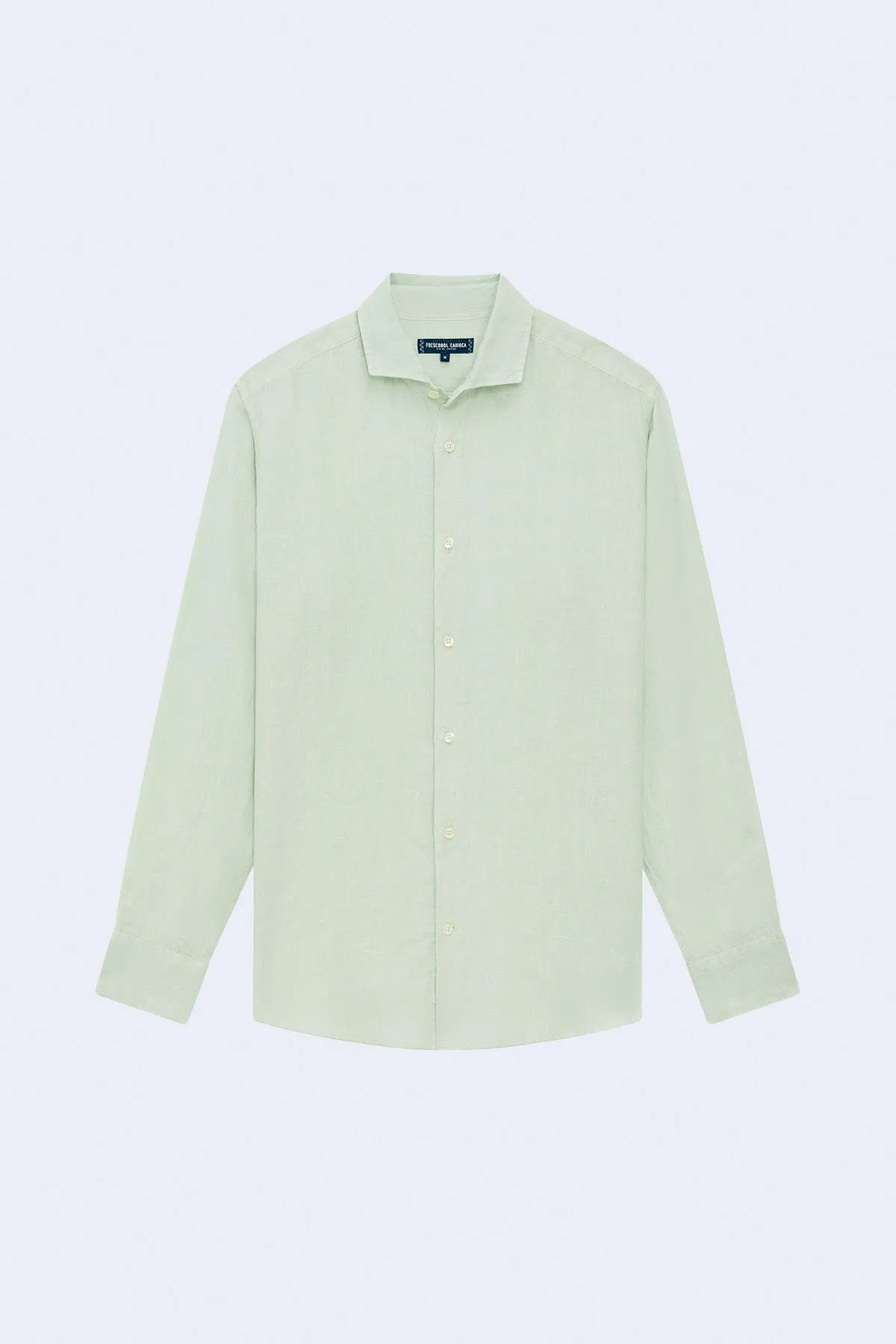 Antonio Linen Shirt Long Sleeve in Mineral