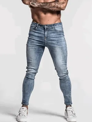 Archie – Casual Plain Blue Pants for Men