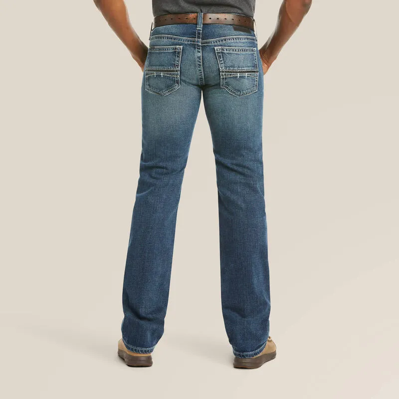 Ariat 10027748 MNS M7 Rocker Stretch Coltrane Stackable Straight Leg Jean Silverton