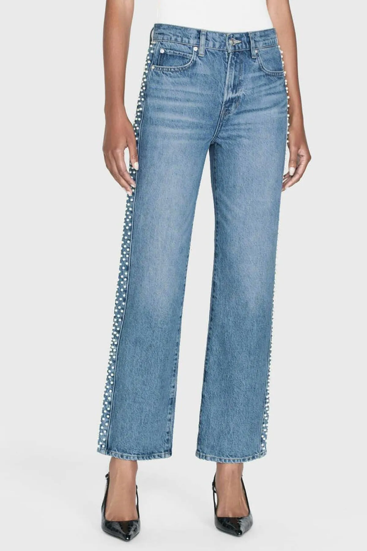 Atelier Le Jane Crop in Daylight Pearl