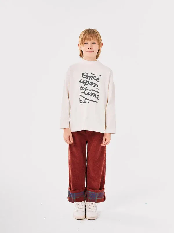 B.C Corduroy Straight Pants, Dark Brown