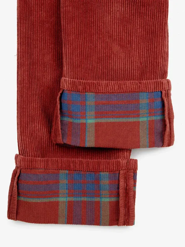 B.C Corduroy Straight Pants, Dark Brown