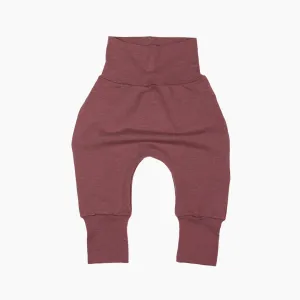 Berry Grow-With-Me Harem Pants
