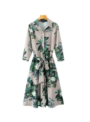 BerryBetty - Long Sleeve Pleated Female Casual Chic Dresses