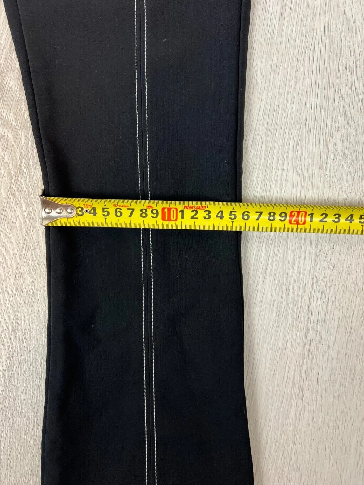 Bershka Womens Black Flared Pants Size 2