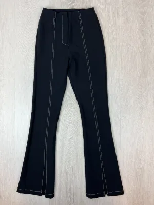 Bershka Womens Black Flared Pants Size 2