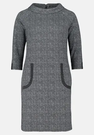 Betty Barclay Knitted Shift Dress Grey