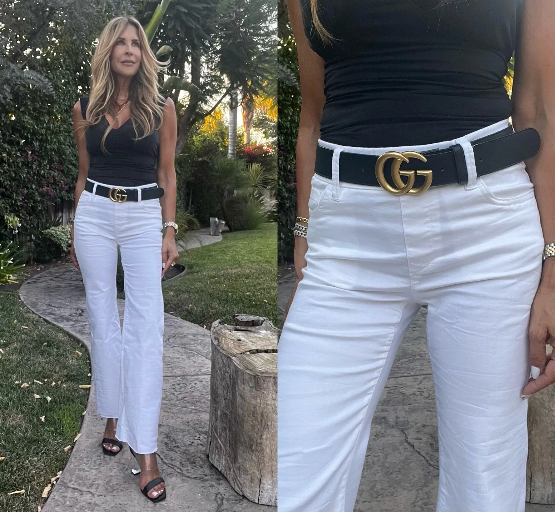 Bevy Flog Amanda White Pant