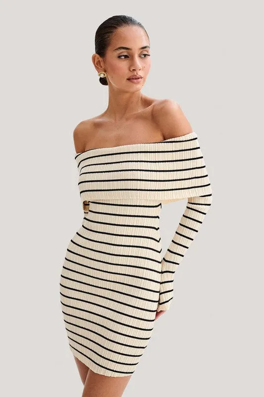 Black & White Striped Summer Dress