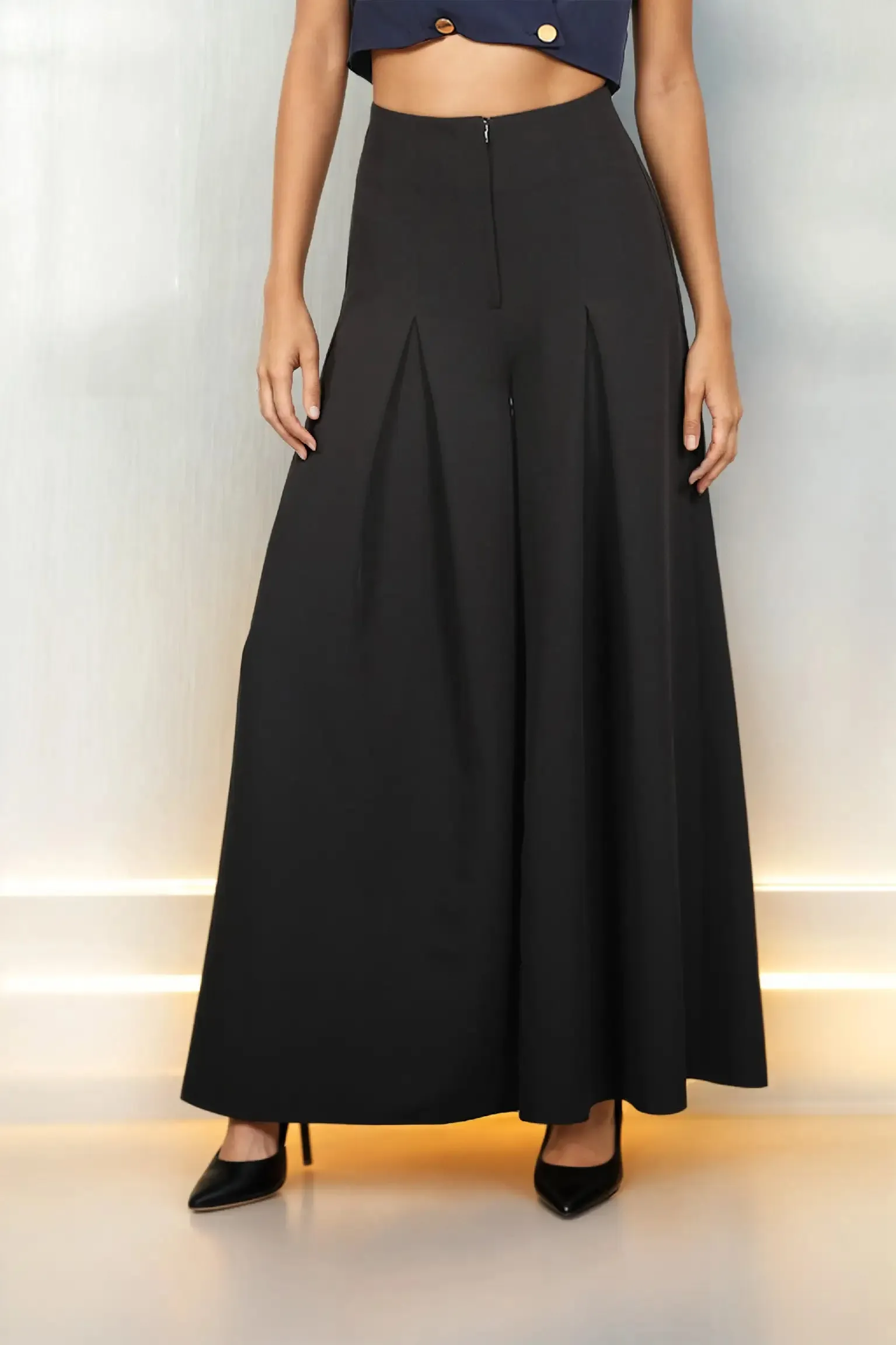 Black Flared Pants