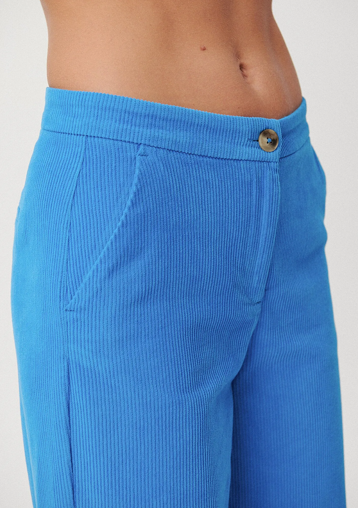 Blue Corduroy Pants