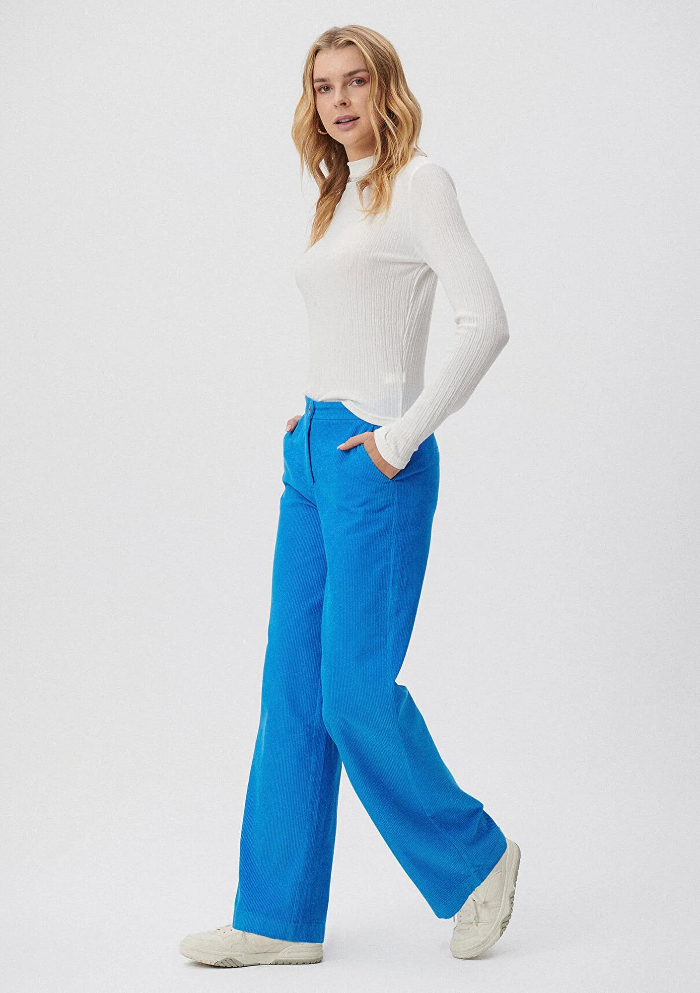 Blue Corduroy Pants