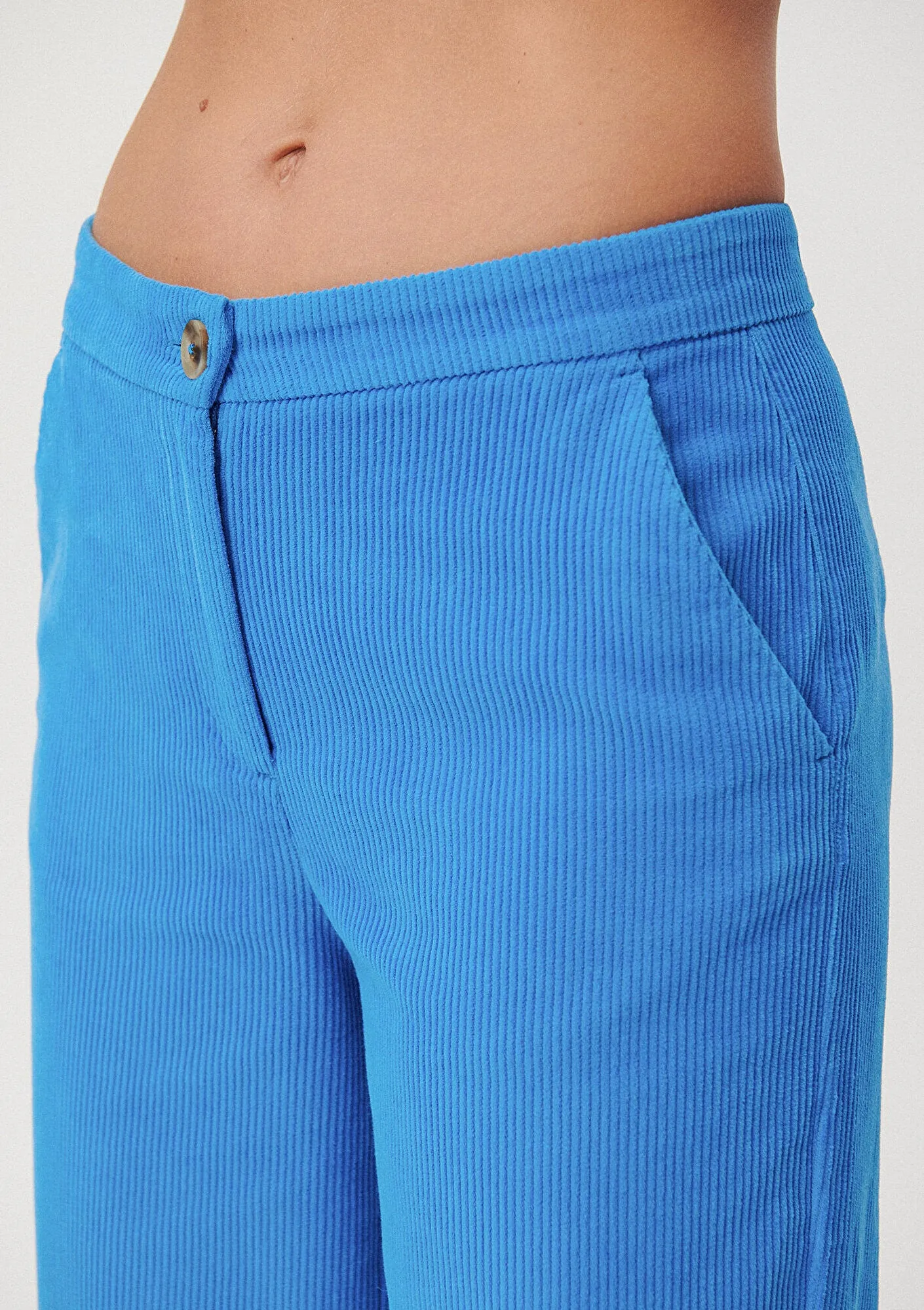 Blue Corduroy Pants