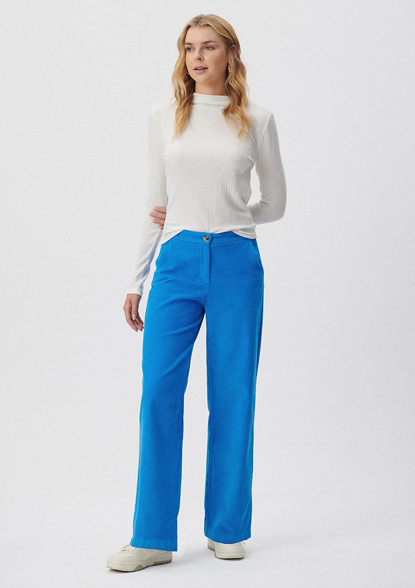 Blue Corduroy Pants