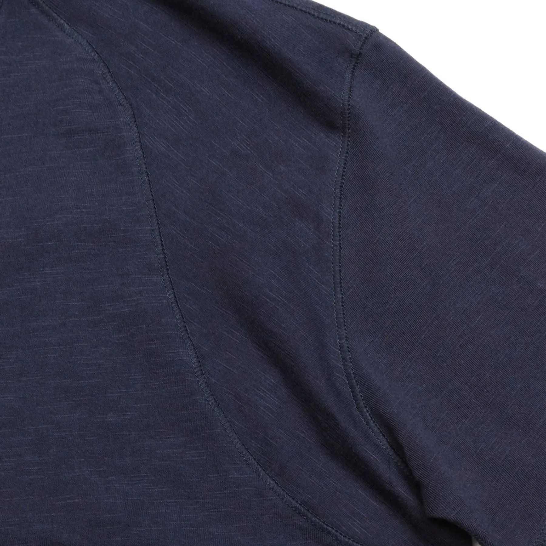 Blue de Gênes T-Shirt Grandad Blue