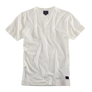 Blue de Gênes T-Shirt Grandad White