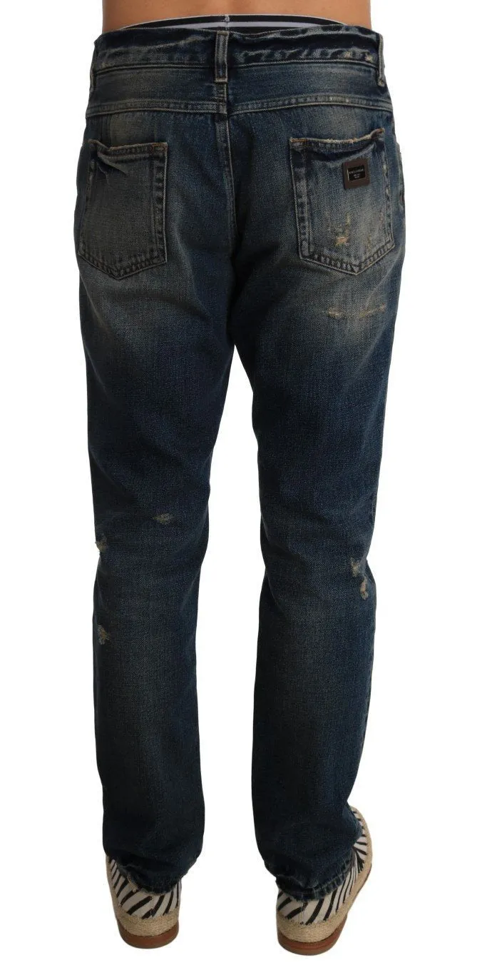 Blue Denim COMFORT Logo Jeans
