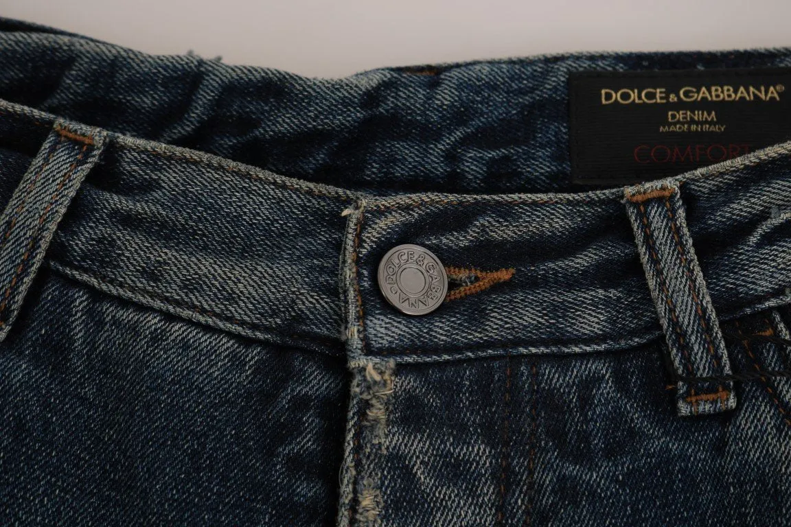 Blue Denim COMFORT Logo Jeans