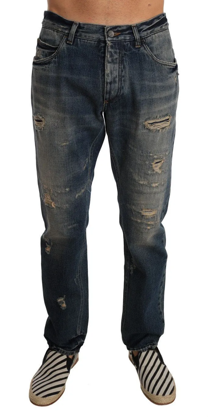 Blue Denim COMFORT Logo Jeans