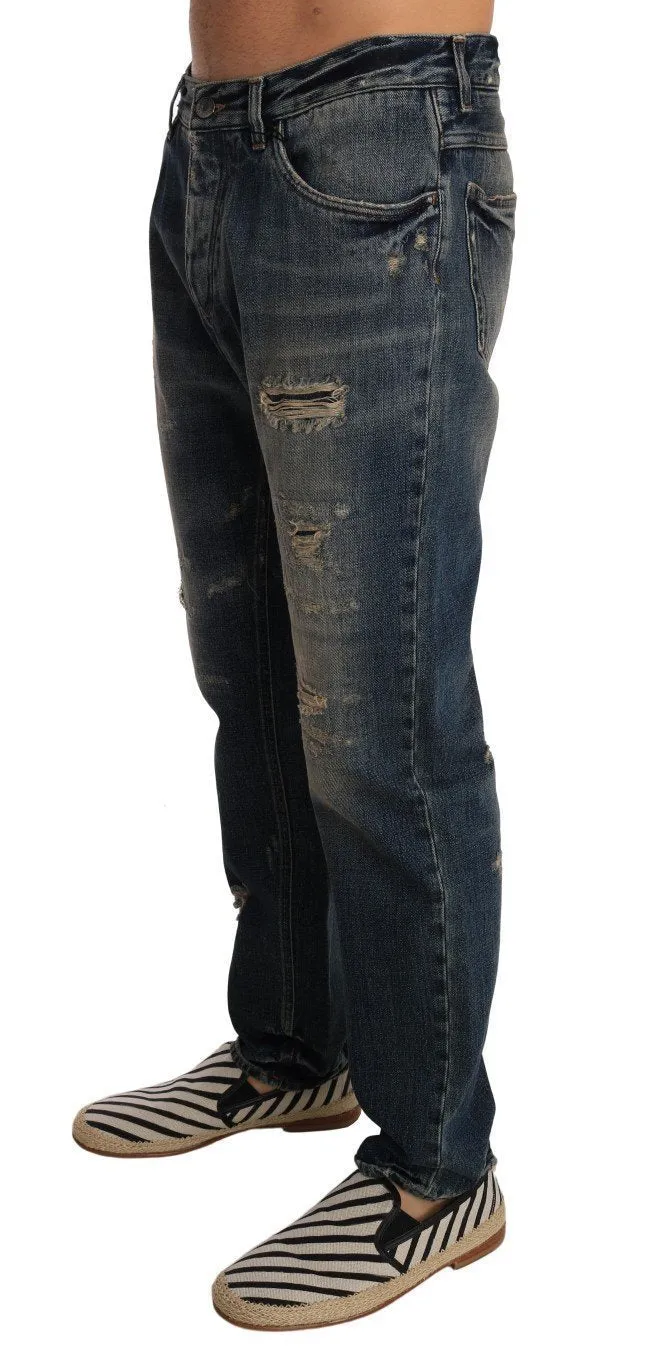 Blue Denim COMFORT Logo Jeans