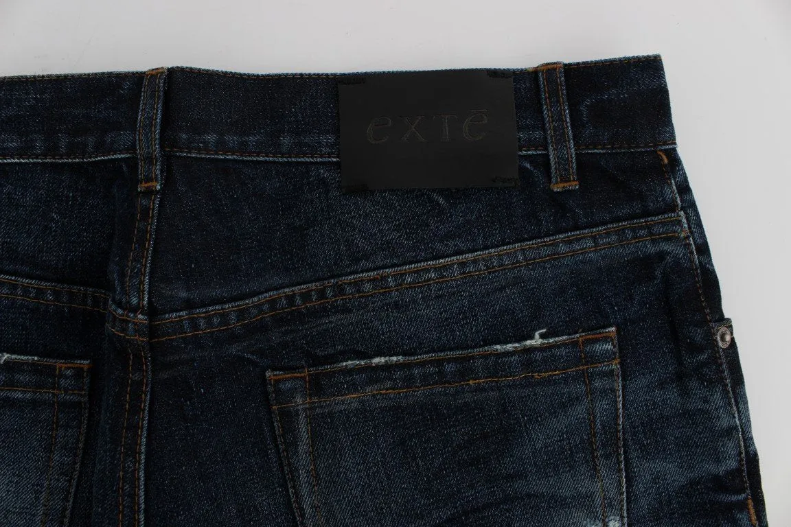 Blue Wash Cotton Regular Fit Jeans