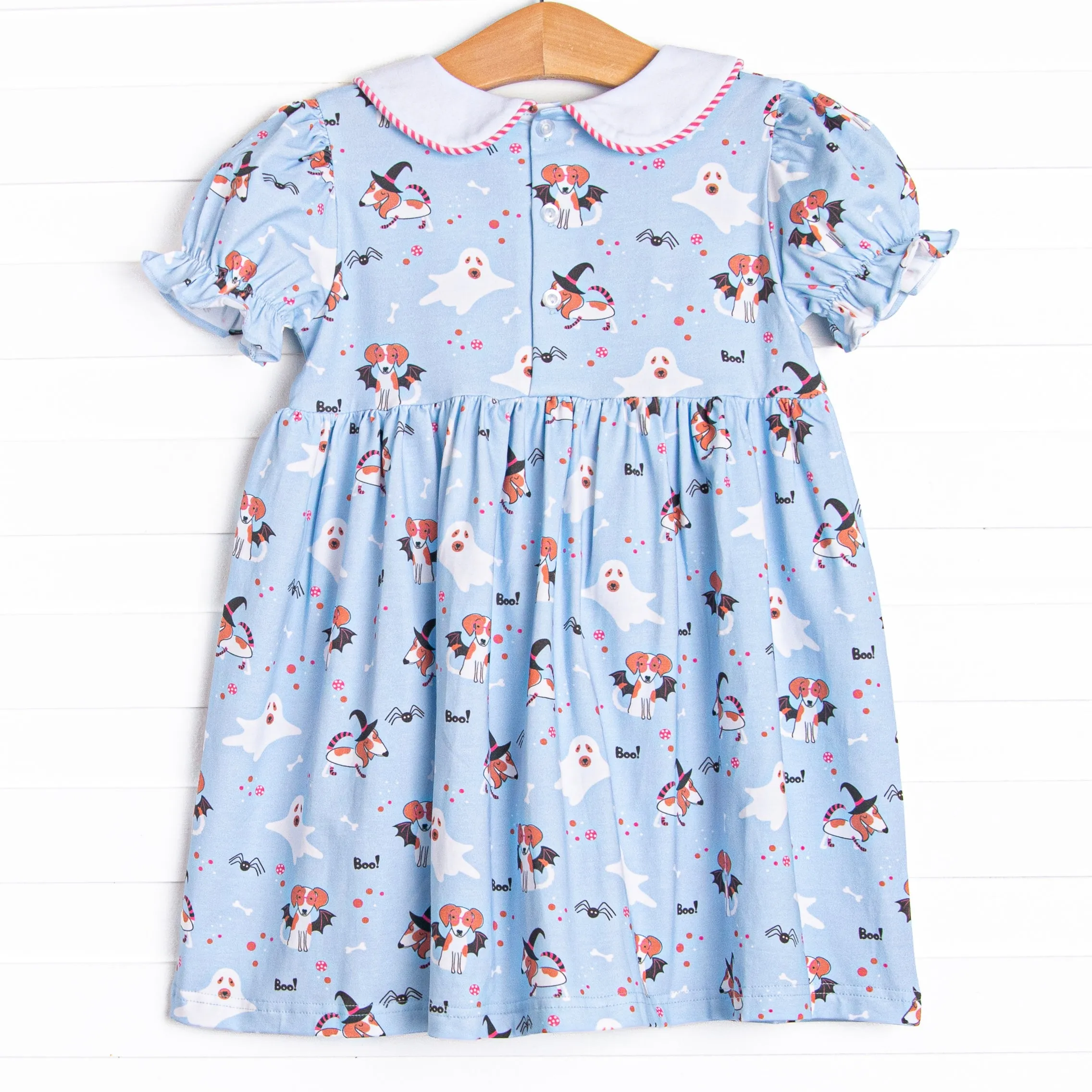 Boos and Barks Dress, Blue