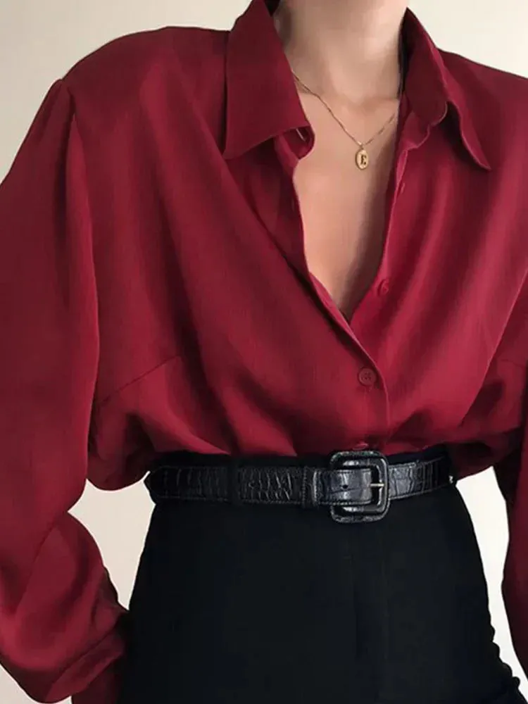 Brookville® | Long Sleeve Casual Blouse