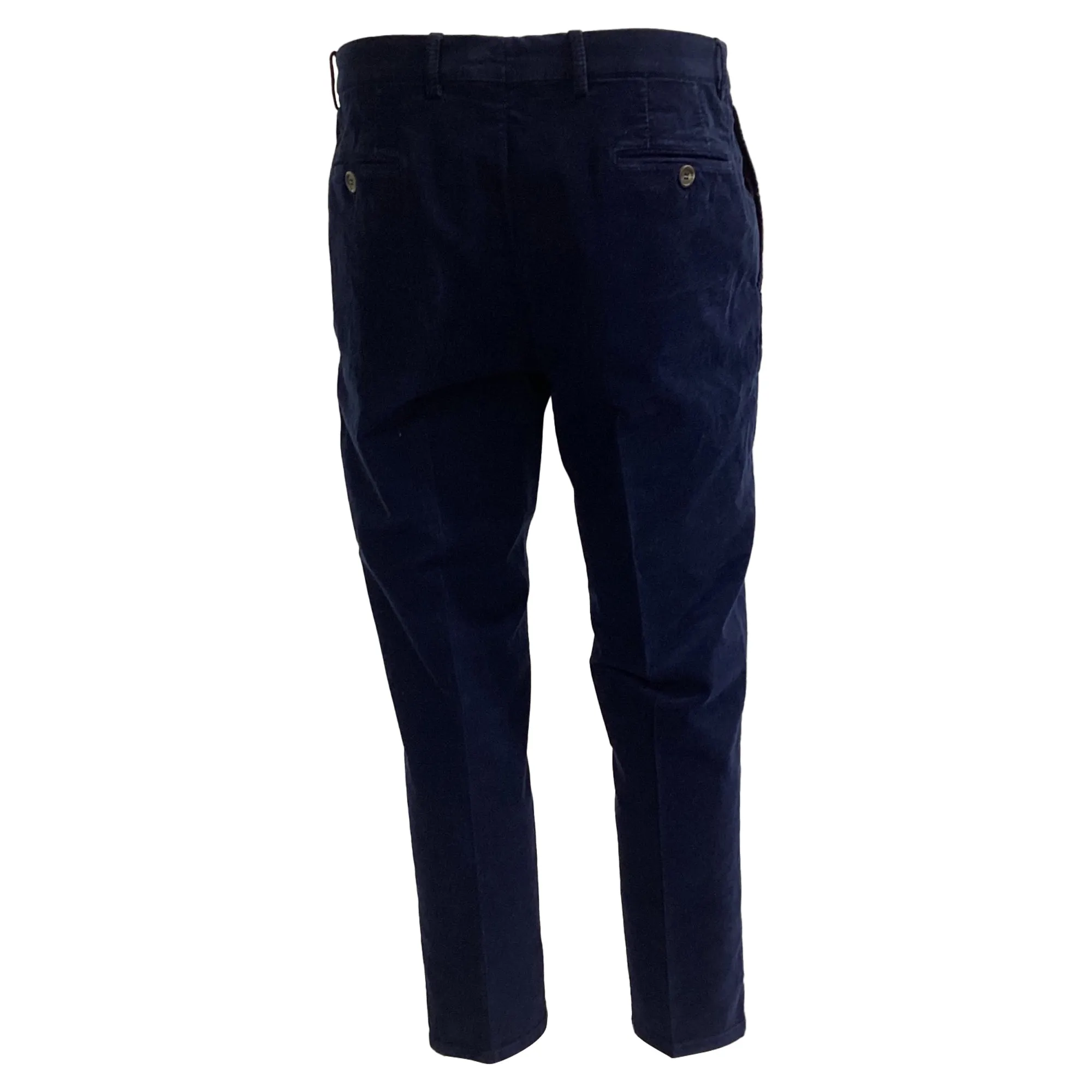 Brunello Cucinelli Pants in Navy Blue Corduroy