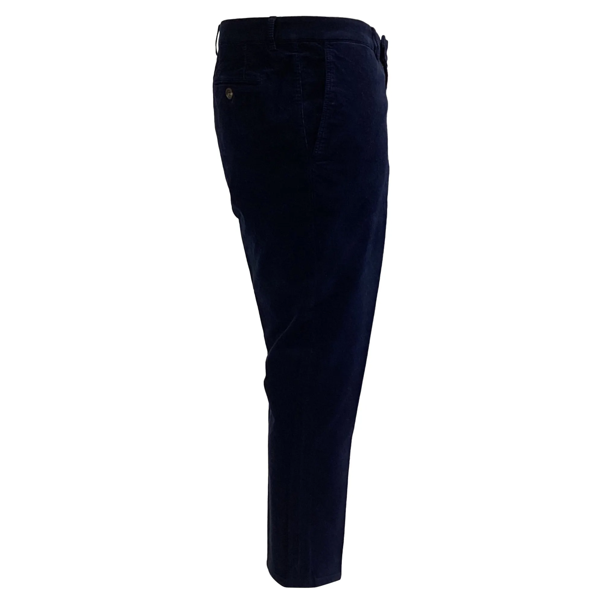Brunello Cucinelli Pants in Navy Blue Corduroy