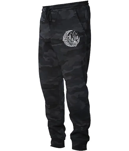 Campfire Joggers (Black Camo) Unisex