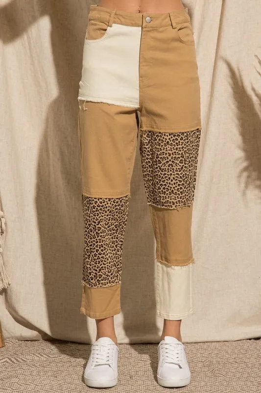 Canyon Patched Leopard Pants