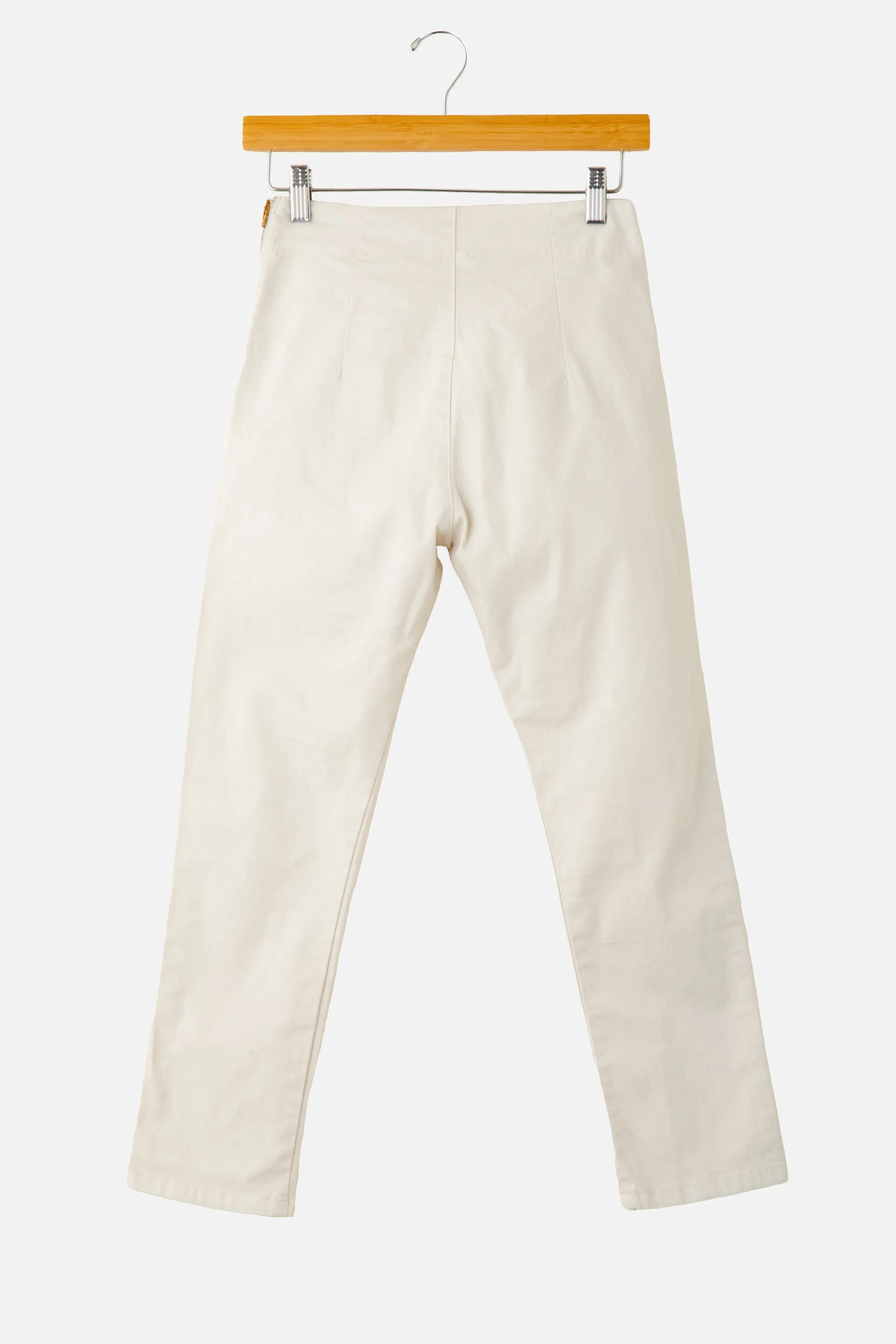 Cigarette Pant in Oyster